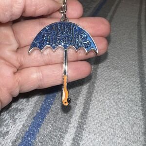 Disney Parks Mary Poppins Returns Umbrella Keychain "Magic Fills The Air"